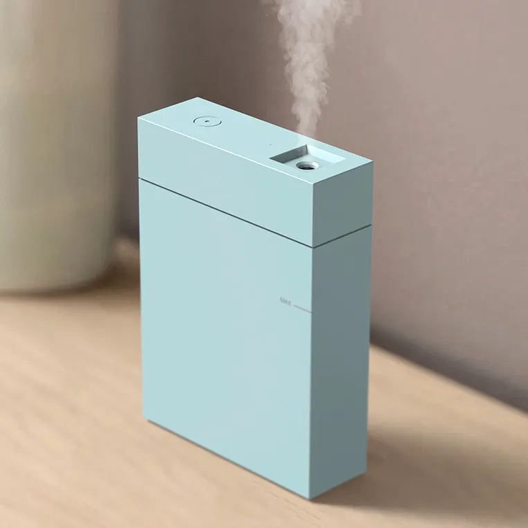 2021 New Korean Trendy Square USB Batterie betriebene H2o Travel Small Cool Mist Tragbare Mini-Luftbe feuchter