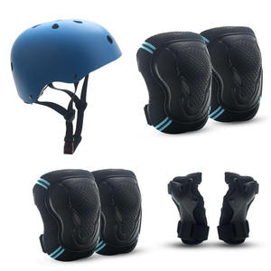 Ensemble de protection pour enfants 7 pièces : casque, genouillères et coudières pour vélo d'équilibre, cyclisme, skateboard et roller - Product Image 5