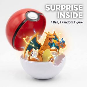 Figurines miniatures en gros de 5 cm (2 pouces) avec figurines d'anime dans des Poké Ball et Poké Capsule pour machine à œufs surprise - Product Image 2