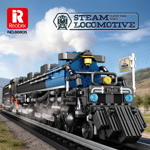 66805 City Technology Ensemble de blocs de construction de train rétro, jouet éducatif, ornement de bureau, cadeau d'anniversaire pour garçons - Product Image 5