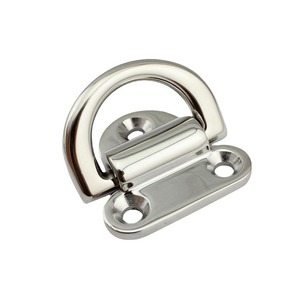 Stainless Steel D-Shaped Buckle Marine Rope Fixing Ring For <b>Yacht</b> Rv Boat Hardware - Product Image 1