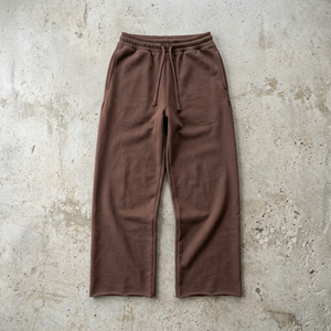 Ensemble décontracté en molleton français pour homme, sweat-shirt à capuche zippé et pantalon ample, couleur unie, 100% coton, vêtements d'automne - Product Image 6