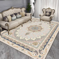 Tapis rectangulaire en polyester à motif Paisley - Tapis de sol de style vintage pour salon, chambre à coucher, tapis de décoration durable pour la maison