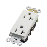 Enchufe NEMA 5-15R 5-20R con Puerta Protectora TR, Enchufe Americano de Tres Clavijas, Enchufe de Pared GFCI, Accesorios para Enchufes Industriales, Tipo de Bloqueo