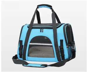 wholesale supplier custom luxury outdoor travel pet cat dog cage carrier bag backpack