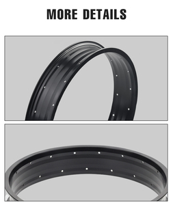 Ruedas de Bicicleta de Aleación de Aluminio de <span class=keywords><strong>20</strong></span> Pulgadas con Recubrimiento en Polvo para Bicicletas de Nieve, Sistema de Frenos de Disco, Ruedas para Bicicletas Fat Bike - Product Image 2