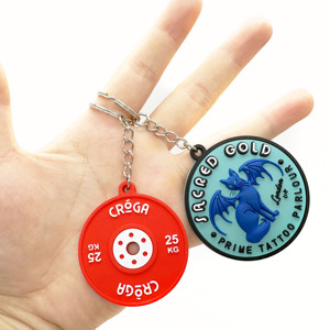 High-Capacity Custom PVC Keychain Manufacturer Service 3D <b>Rubber</b> Keyring for Bulk Orders - Product Image 3