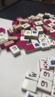 Tuiles de Mahjong Américain en Acrylique à 4 Couches – Idéal pour les Cadeaux de Fêtes, le Divertissement à Domicile, les Joueurs Senior et les Propriétaires de Clubs