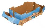 Boîte à fruits en vrac - Carton ondulé recyclable, boîte cadeau personnalisée pour melon croustillant, boîte d'expédition portable