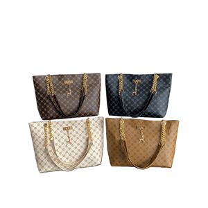 Bolso de hombro con estampado de letras Retro a la moda para mujer, bolso de negocios y viaje para mujer, de gran capacidad bolso de mano, venta al por mayor - Product Image 3