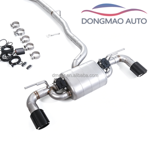 DM Adatto per BMW <span class=keywords><strong>F20</strong></span> 116i <span class=keywords><strong>B38</strong></span> 1.5T del 2015, Tubo di Scarico Regolabile a Doppia Valvola con Terminale a Coda di Rondine - Product Image 4