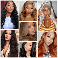 Extensions de Cheveux Synthétiques Naturels Blonds, Ondulés, Ondulés, 26 Pouces