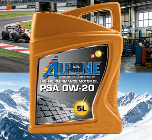 Huile moteur Alpine PSA 0W-20 5L, huile moteur fabriquée en Allemagne, huile moteur entièrement synthétique, lubrifiants automobiles, huile de base - Product Image 6