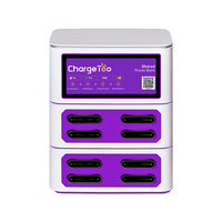 Funciona con gabinetes de Banco de energía fragmentados, alquiler de Banco de energía, cargador, estación expendedora, 4 ranuras, código QR, mesa de alquiler, menú, bancos de energía