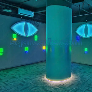 Juego Interactivo de Activación Digital con Botón de Luz LED para Escondite, Juego Deportivo para Parques Infantiles Interiores, Ojos del Diablo - Product Image 6