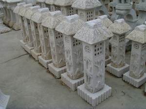 <span class=keywords><strong>Yukimi</strong></span> – lanterne japonaise en granit blanc sculpté à la main pour jardin, cour extérieure - Product Image 4