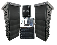 Equipo de sonido de iluminación de audio y video profesional Altavoces Dual Altavoz pasivo de matriz lineal de 8 pulgadas