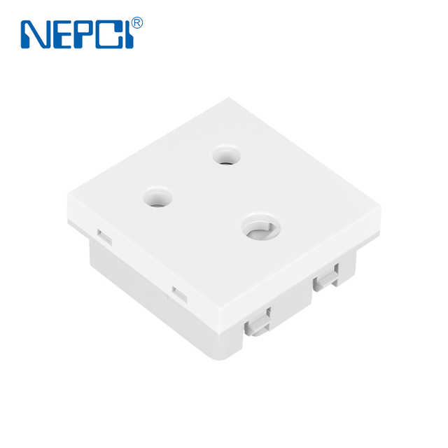 45*45MM Indian Sockets 250V/6A Power Socket Module