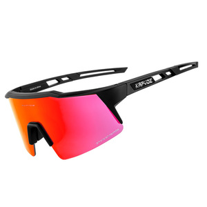 Kapvoe Cycling Sunglasses Polarized Windproof Full Rim <b>Adjustable</b> Strap For Outdoor Sports Multi Functional Riding <b>Glasses</b> - Product Image 4