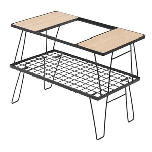 <span class=keywords><strong>Table</strong></span> de camping pliable d'extérieur IGT Free-Style, <span class=keywords><strong>table</strong></span> de barbecue portable pour pique-nique et camping - Product Image 3