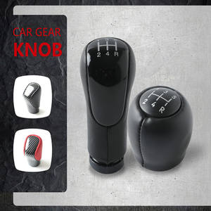 Pommeau de levier de vitesse pour Honda Civic, Transmission manuelle à 5 vitesses, conception ergonomique, couverture en cuir noir - Product Image 5