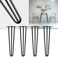 Möbel Beine Gold Modern Günstige Chrom Eisen Stahl Metall TV-Ständer Bett Schrank Sofa Haarnadel Haarnadel Möbel Beine Für Möbel