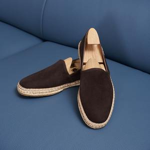 Alpargatas de Piel de Oveja para Hombre, Ligeras, Antideslizantes, Transpirables, con Cordones, Estilo Patchwork, para Oficina y Trabajo, Venta Directa de Fábrica - Product Image 2