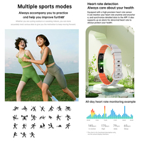 Bracelet intelligent anti-moustiques avec suivi d'activité, moniteur de fréquence cardiaque et d'oxygène sanguin, chargement magnétique, personnalisable ODM