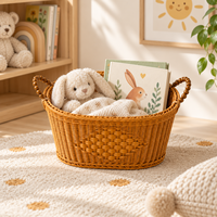 Panier de rangement pour fournitures de bureau, directement de l'usine, réutilisable, design facile à nettoyer, pour le bureau, le comptoir et le rangement de petits objets