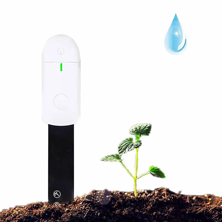Soil Moisture Sensor Monitor Waterproof Compact Indicator Light Soil Hygrometer Humidity Plants Flowers Moist Testing Instrument
