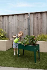 Jardinière surélevée en métal écologique Esschert Design, revêtement en poudre <span class=keywords><strong>de</strong></span> zinc, <span class=keywords><strong>gris</strong></span> plomb, avec boîte <span class=keywords><strong>de</strong></span> couleur - Product Image 3
