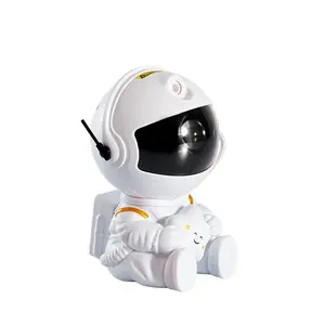 Mini Decoracion Starry Sky Kid's Gift Smart Home Night Lights Spaceman Astronaut Galaxy Star Proyector Lámpara para sala de estar