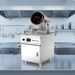 Machine de cuisson automatique à agitation planétaire, chauffée au gaz, équipement de cuisson motorisé pour légumes, sauces, viandes et pâtisseries - Product Image 1