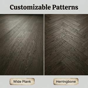 Planchers en bois d'ingénierie multicouche style récupéré, en <span class=keywords><strong>chêne</strong></span> blanc, avec traces de sciage et trous de clou pour usage extérieur et intérieur - Product Image 5