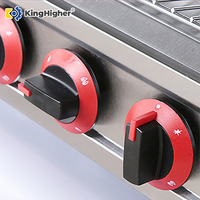 KingHigher Commercial Gas-Powered Professional Kitchen Catering Grill Salamandre Infrarouge réglable Machines de cuisine pour poulets de chair