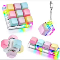 Porte-clés clavier personnalisé avec logo, interrupteur mécanique, gadget anti-stress, cadeau promotionnel pour les distributeurs