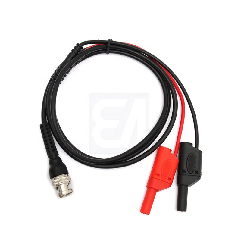 BNC с банановым штекером с покрытием 4 мм, набор двухсторонних испытательных проводов