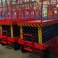 Plateforme élévatrice mobile à ciseaux pour travaux en altitude, électrique et hydraulique