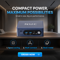 Mini PC 1215U NUC Intel I3 I5 I7 DDR4 M.2 SSD Win11 USB DP HDMI Tipo-C 4K Oficina Escritorio Enchufe US/CN