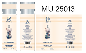 MU Classique Eau de Toilette Spray 230ml Pour Femme Parfum Floral - Product Image 3