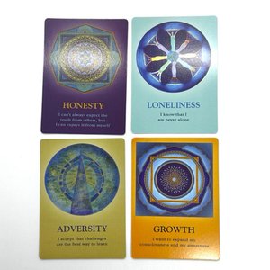 Tarjetas de Diseño Exquisito para <span class=keywords><strong>el</strong></span> Curso de Viaje del <span class=keywords><strong>Alma</strong></span>, Tarjetas de Crecimiento Espiritual, Sanación <span class=keywords><strong>y</strong></span> Confirmación Positiva, Juego de Adivinación - Product Image 2