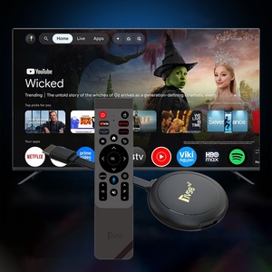 ดองเกิล IPTV Allwinner H313 ปี 2026 อุปกรณ์สตรีมมิ่ง 8K เครื่องเล่นมีเดีย อินเทอร์เน็ต OTT สมาร์ท USB พรีเมียม Android 14 Pro Fire TV Stick - Product Image 1
