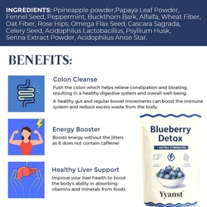 Poudre de fibres alimentaires de fruits de haute qualité à marque privée, polyvalente, pour le soutien immunitaire, la détoxification du foie et l'amélioration de la santé intestinale (Poudre de légumes verts) - Product Image 4