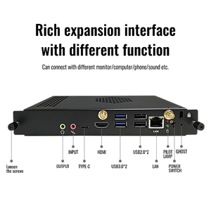 Ghot OEM ODM Ops PC Máy tính công nghiệp 4K hiển thị Ops Mini PC Core <span class=keywords><strong>i3</strong></span> i5 i7 Ops máy tính cho bảng trắng Giáo Dục Văn phòng - Product Image 3