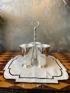 Best Quality Luxury Metal Handmade Silver Cutlery Holder Kitchen Storage Caddy From Exporter in India - Product Image 3