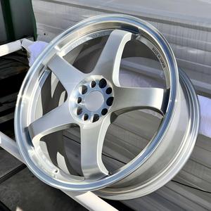 Jantes de voiture Vorgin finition argent à vendre <span class=keywords><strong>Nissan</strong></span> 300zx 350z 370z R32 R34 R35 <span class=keywords><strong>GTR</strong></span> S13 S14 S15 Jantes noires 17x9 18x9 5 18x10 5 19x10 - Product Image 2