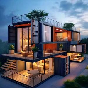 Casa Contenedor Prefabricada Expandible con Energía Solar, Personalizada OEM, Sistema Todo en Uno <span class=keywords><strong>para</strong></span> Vivienda Aislada en Sitios Remotos - Product Image 3
