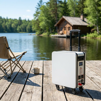 Générateur Solaire Portable 2000W à Prix Abordable, Station d'Énergie Lithium 2048Wh pour Extérieur, UPS, Batterie Externe, Générateur de Secours pour Voiture