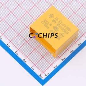 ตัวเก็บประจุนิรภัย SMQP335K350XF13B28150 แบบ Through hole (THT), ระยะขา P=27.5 มม. 3.3uF 10% 350V X2 - Product Image 1