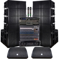 Système audio haute performance, double enceinte de 6,5 pouces, enceintes verticales miniatures pour scène, mariage, DJ, salle de réunion, enceintes professionnelles